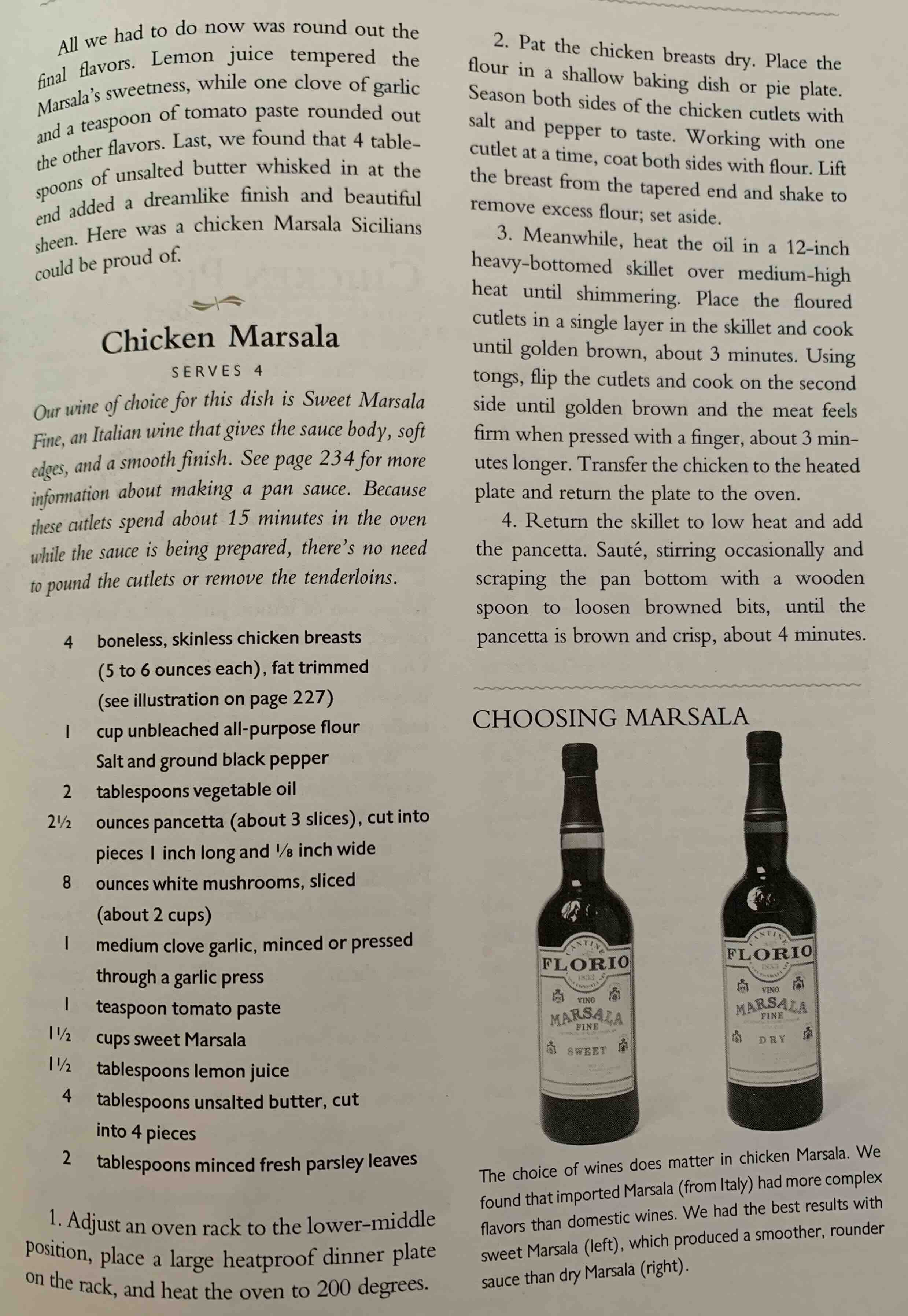 Image of Chicken Marsala recipe