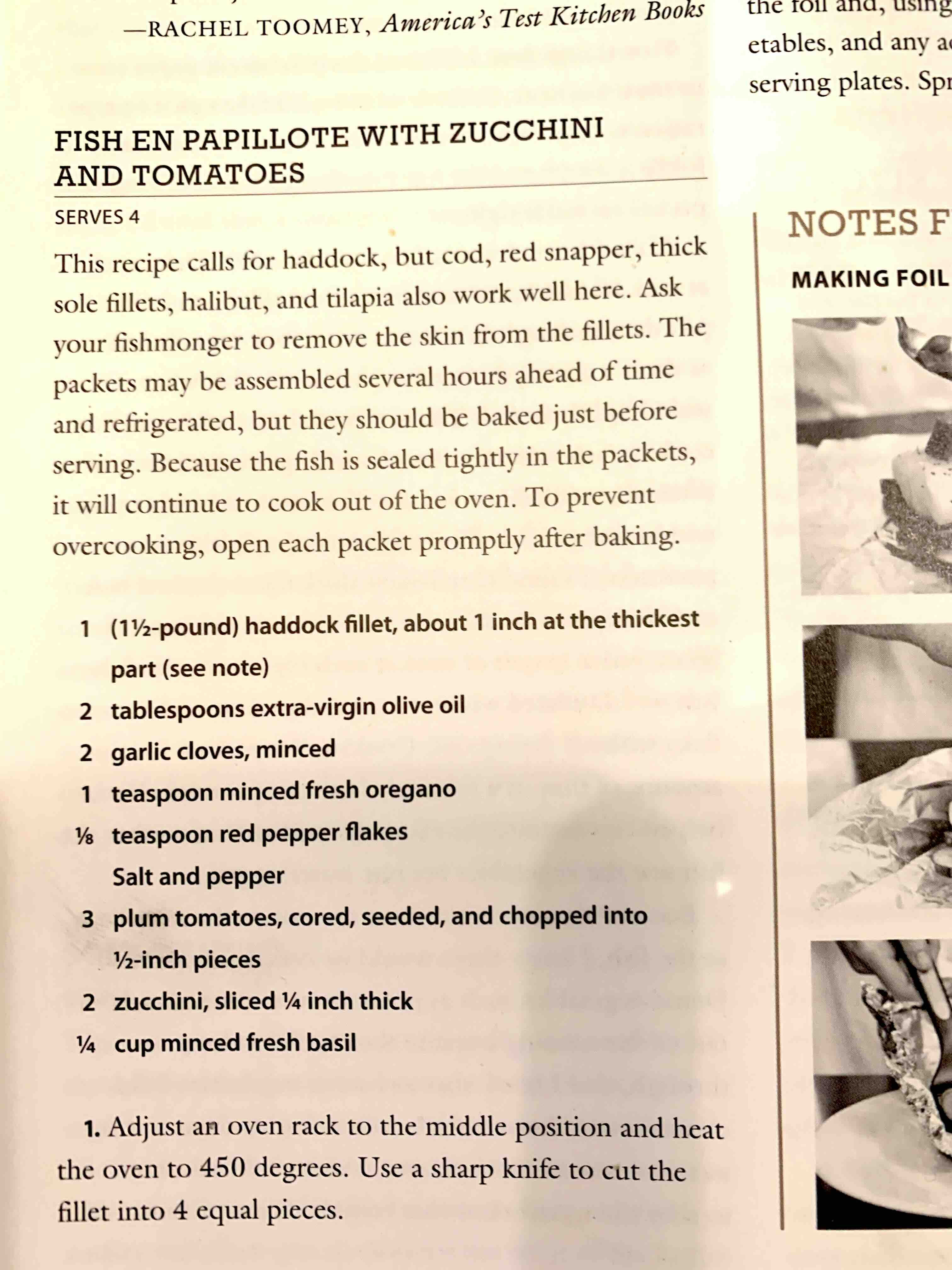 Image of Fish en Papillote recipe