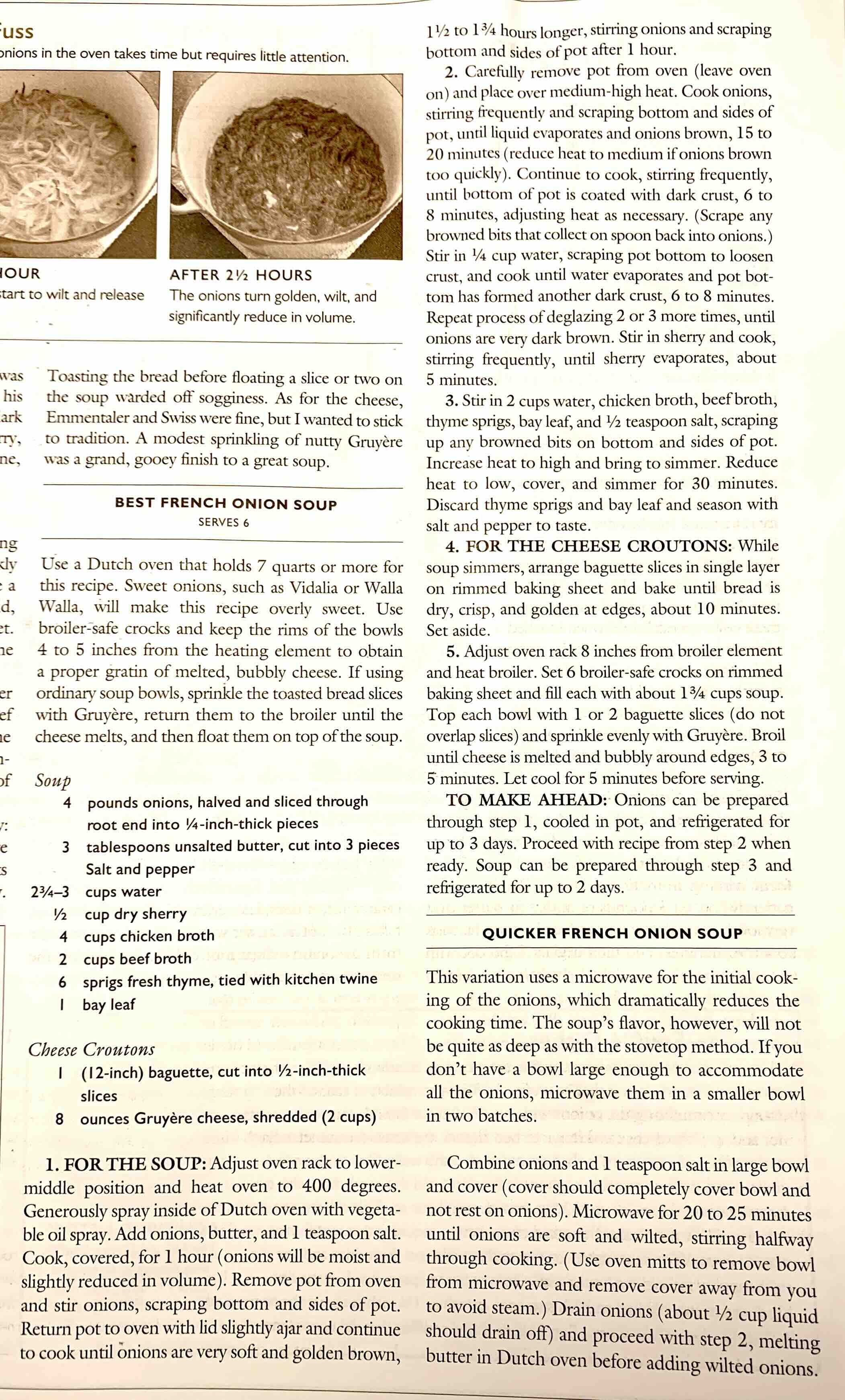 Image of French Onion Soup recipe