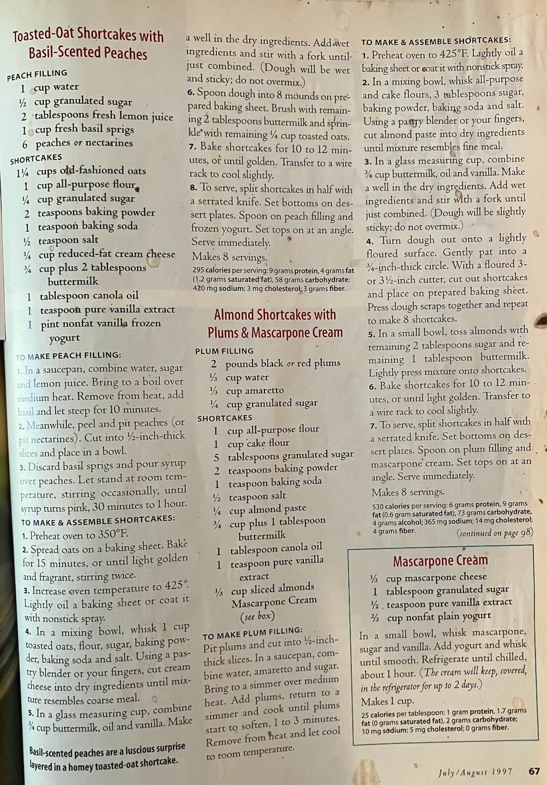 Image of Shortcakes recipe