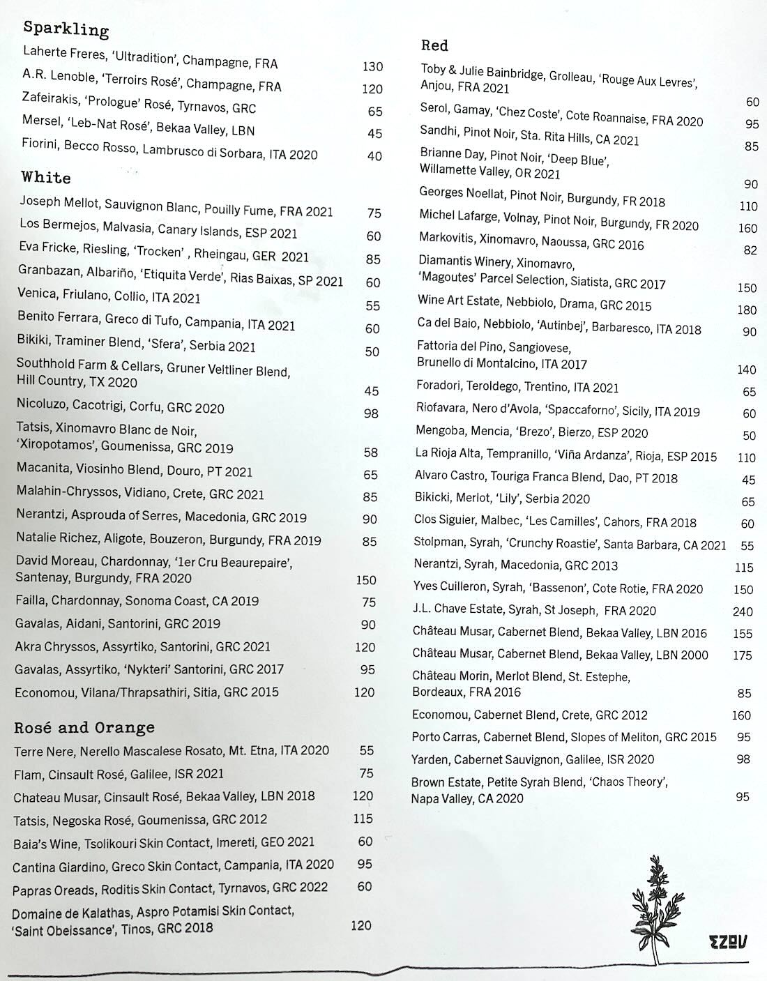 Image of Wine Suggestions recipe