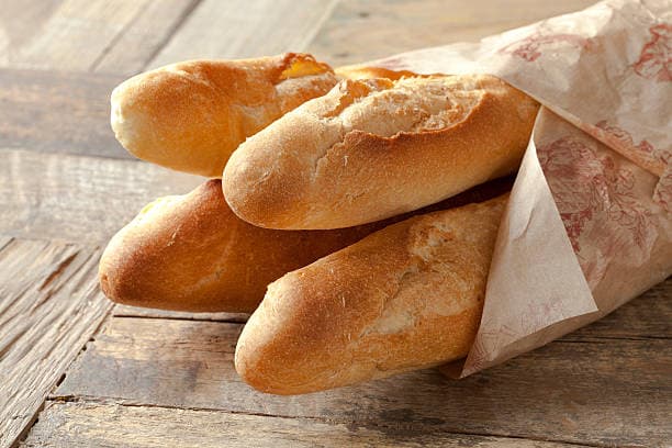 A dish of French Baguettes