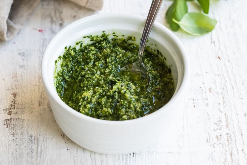 A dish of Pesto
