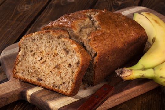A dish of Banana Bread