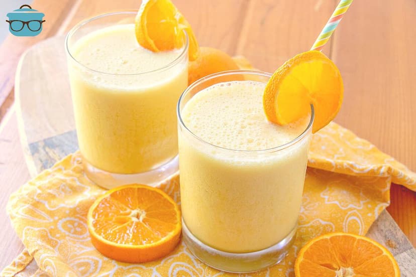 A dish of Orange Julius